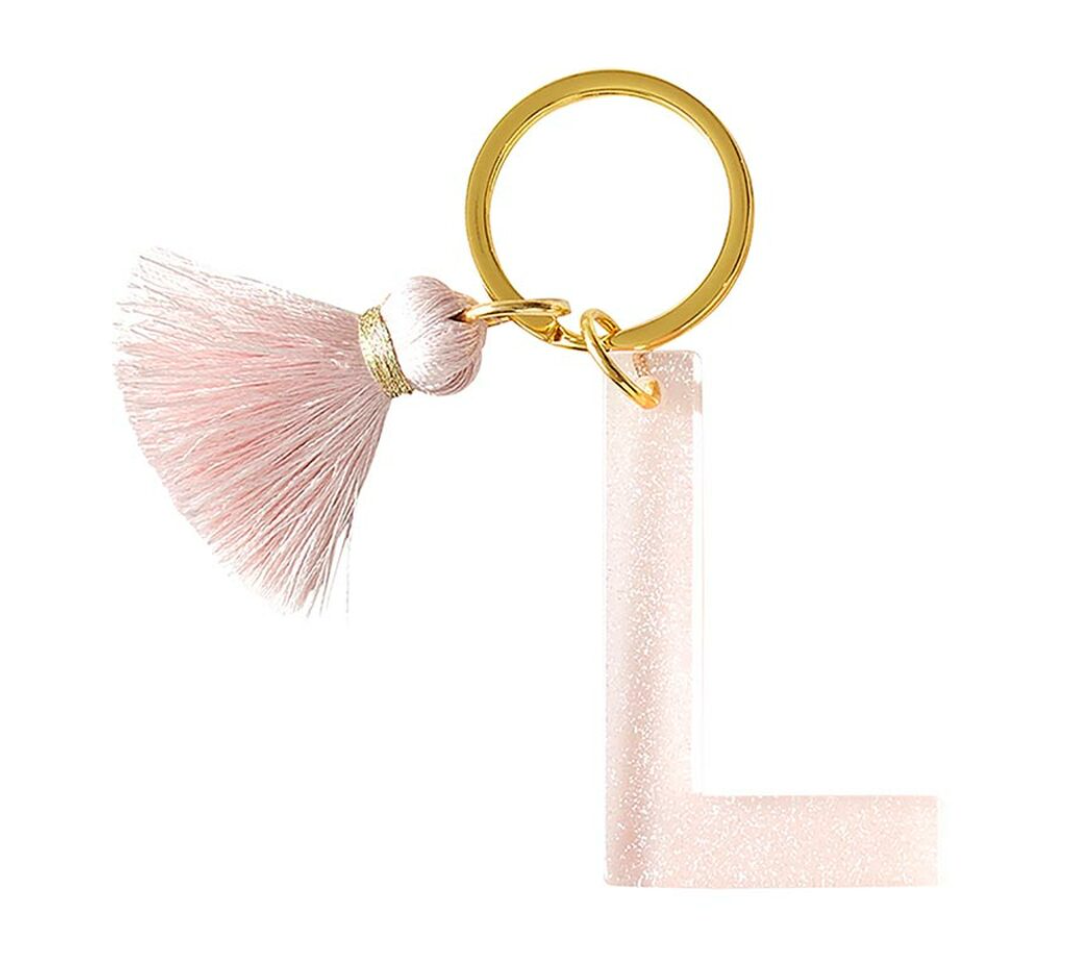 Creative Brands Acrylic Letter Keychain - L