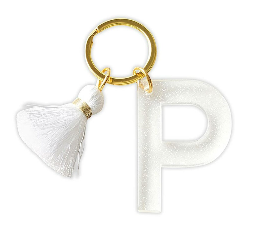 Creative Brands Acrylic Letter Keychain - P