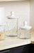 Mud Pie Medium Hobnail Glass Canister