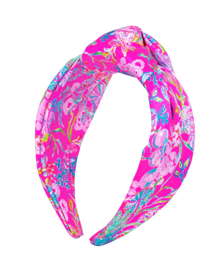 Lilly Pulitzer Wide Knotted Headband - Shell Me Something Good