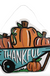 Glory Haus Christmas Sleigh/Thankful Cart Reversible Burlee