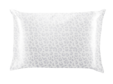 Lemon Lavender Silky Satin Pillowcase - Pattern - Leopard