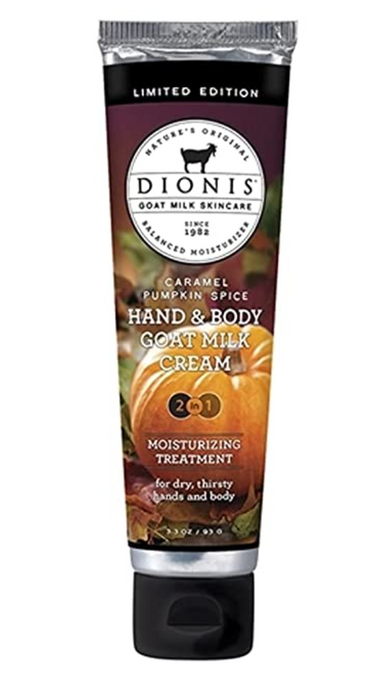 Dionis 3.3oz Hand & Body Cream - Caramel Pumpkin Spice