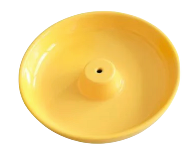 Nora Fleming Dainty Melamine Circle Dish - Yellow