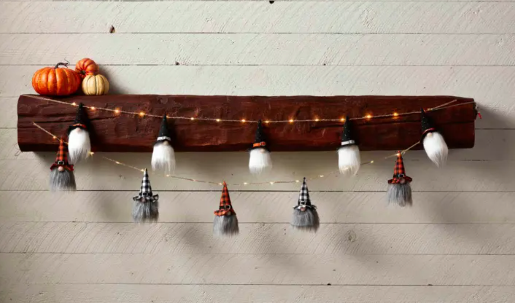 Mud Pie Dotted Light Up Gnome Garland