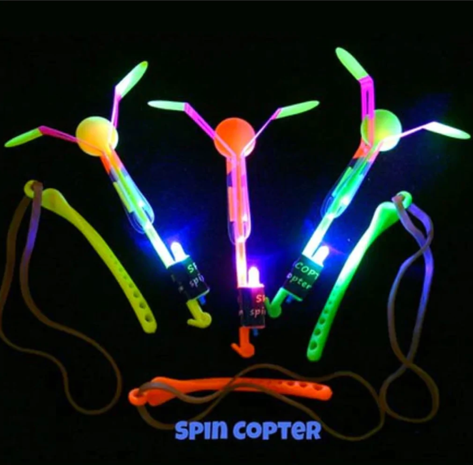 Spin Copter Slingshot LED Helicopter