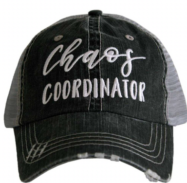 Katydid Chaos Coordinator Trucker Hat - Gray