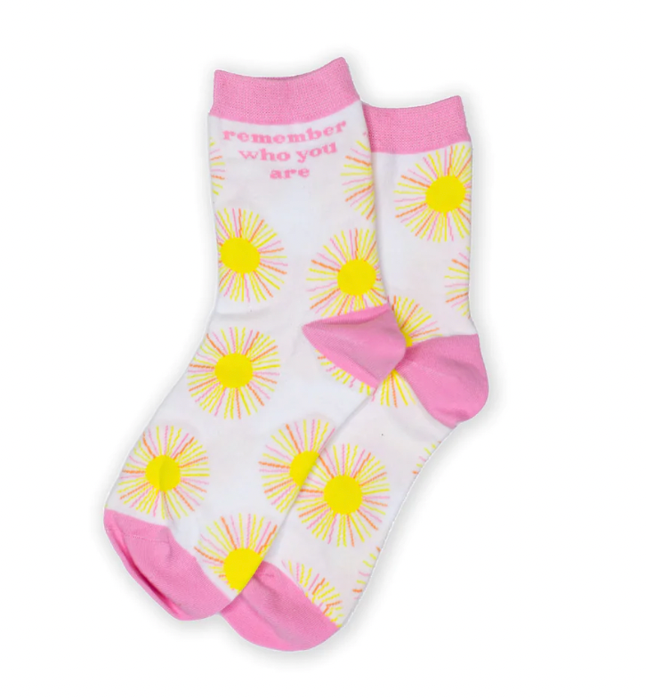 Mary Square Crew Socks - Remember Who You Are