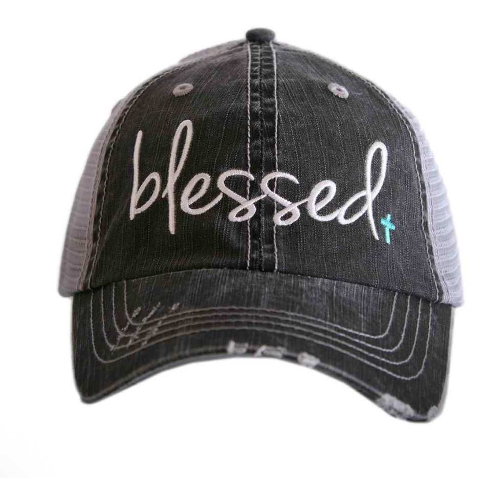 Katydid Blessed Trucker Hat