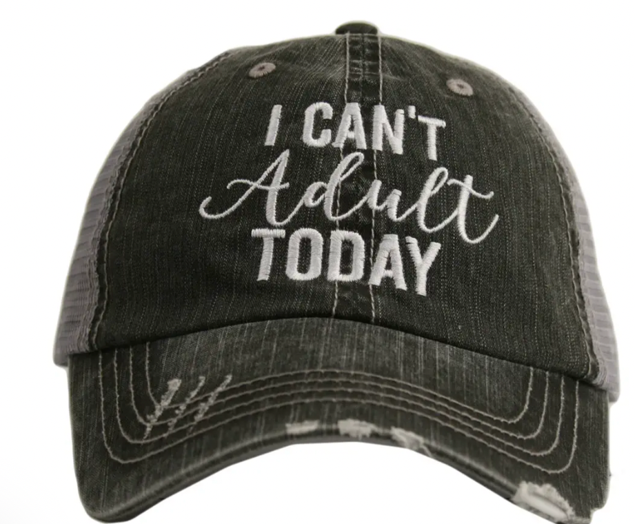 Katydid I Can’t Adult Today Trucker Hat