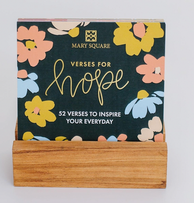 Mary Square Scripture Card Block - Verses for Hope