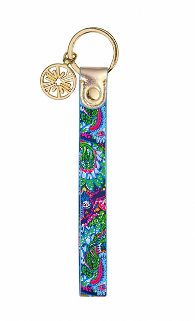 Lilly Pulitzer Strap Keychain - Take Me To The Sea