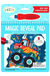Bright Stripes Magic Reveal Pad with Water Brush- Go-Go Vehicles 