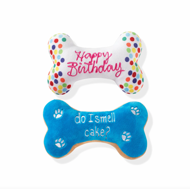Fringe Studio Birthday Bone Cookies Dog Toy