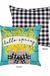 Evergreen Forsythia Basket Interchangeable Pillow Cover