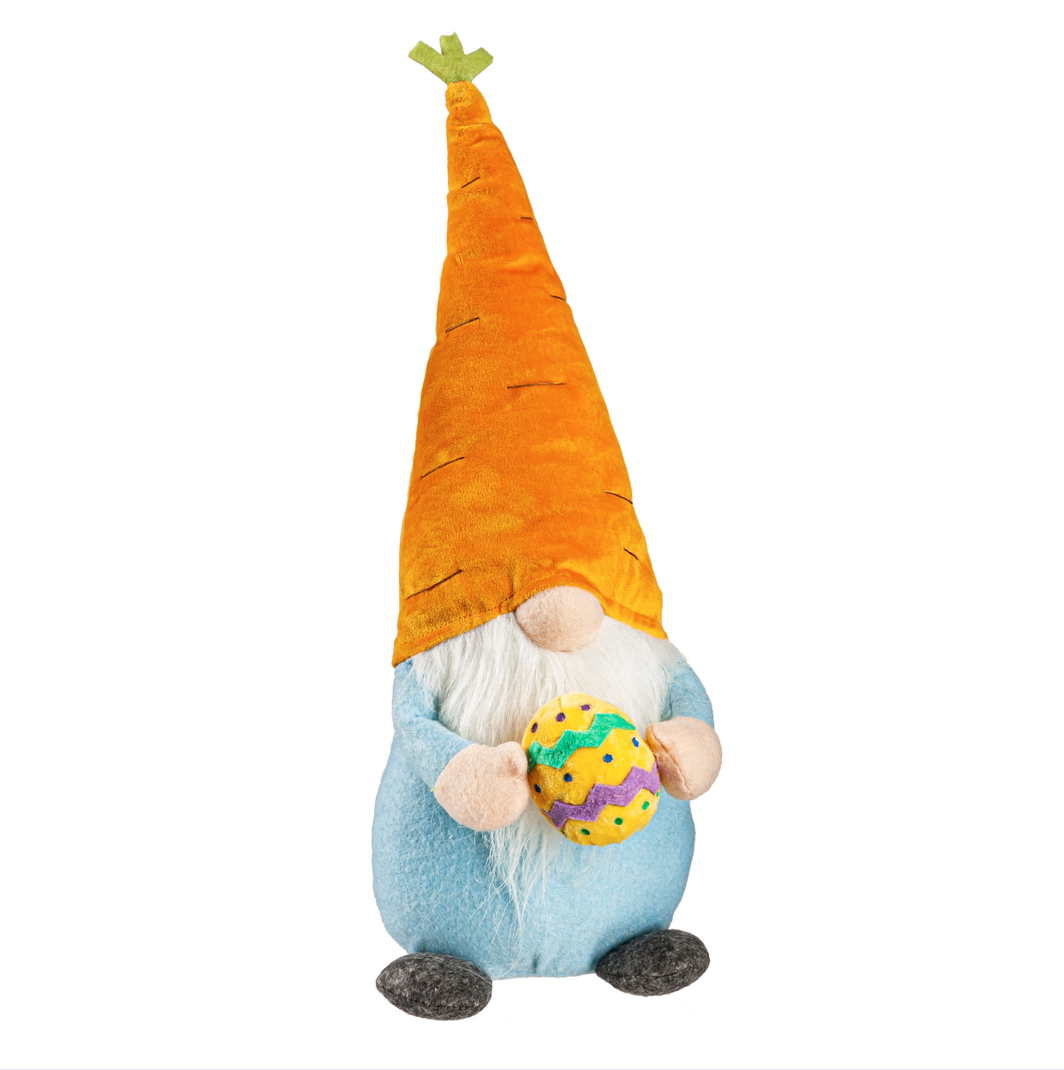 Evergreen Easter Gnome with Carrot Hat