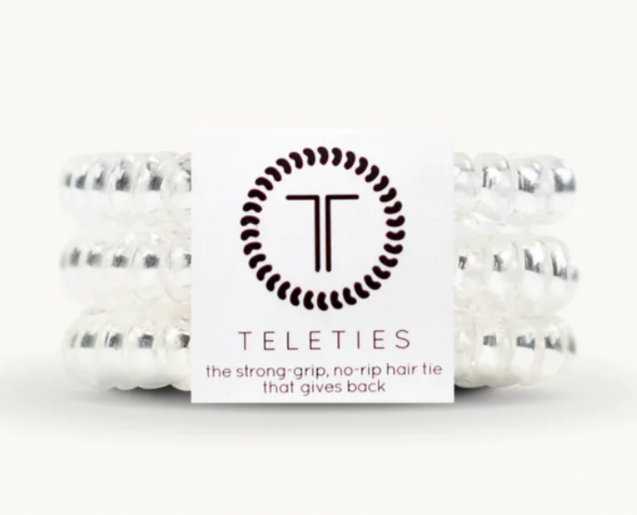 Teleties Small 3 Pack -Crystal Clear