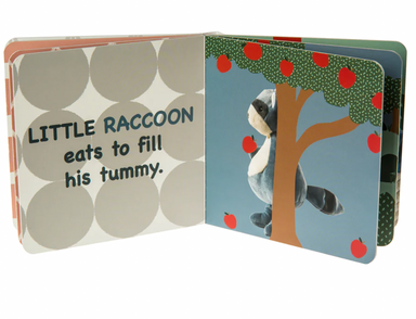 Mary Meyer Leika Little Raccoon Board Book