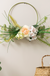 12” Floral and Succulent Embellished Artificial Wall Decor
