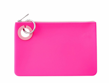 O-Venture - Large Silicone Pouch-Tickled Pink