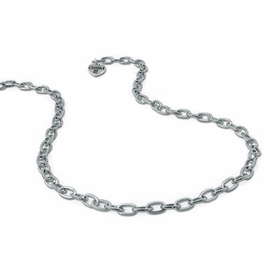 Charm It! Chain Necklace- Silver