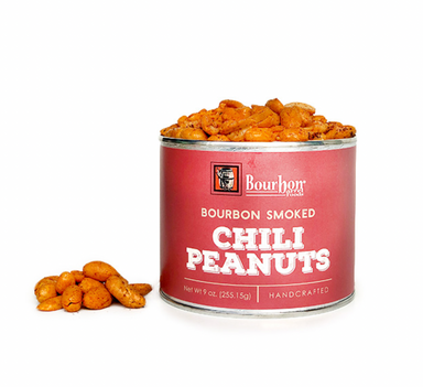 Bourbon Barrel Foods Bourbon Smoked Chili Peanuts 9oz