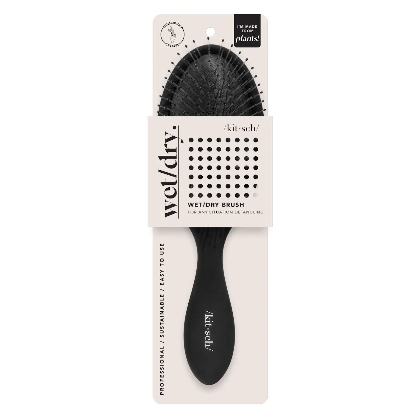 KITSCH Wet/Dry Brush in Recycled Plastic