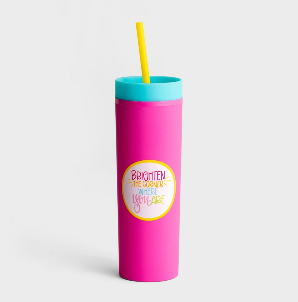 DaySpring All She Wrote Notes 16oz Tumbler - Brighten the Corner