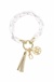 Lilly Pulitzer Chain Keychain - White/Gold