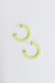  Michelle McDowell Classic Acrylic Hoops - Lime-Medium