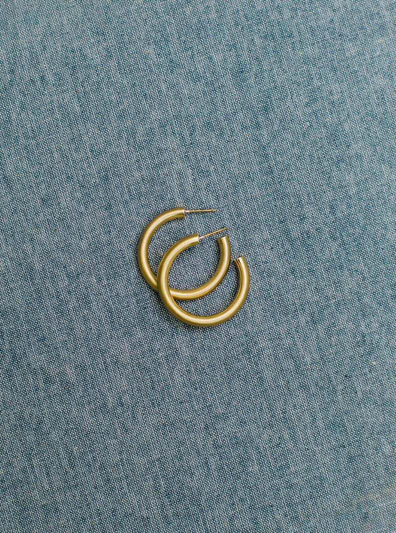 Michelle McDowell Cameron Gold Hoops