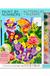 Bright Stripes Paint By Numbers - Butterfly & Blooms
