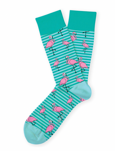 Two Left Feet Funky Flamingo Socks