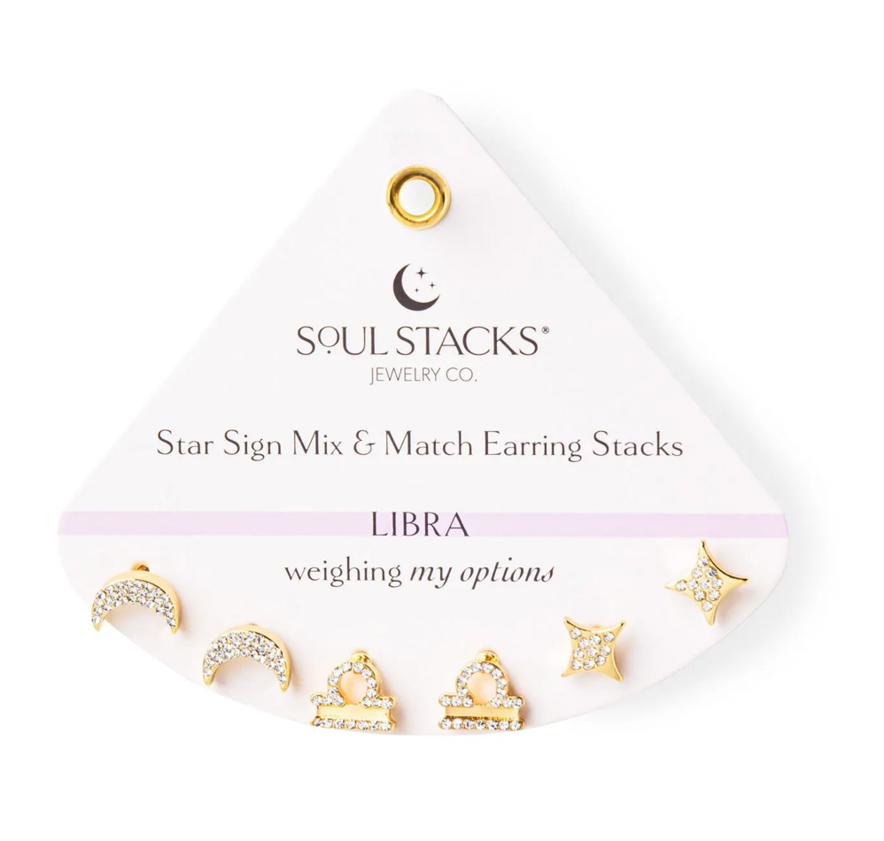 FINAL SALE Star Sign Mix & Match Earring Stacks