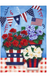 Evergreen Garden Flags -Patriotic Flower Pot