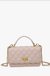 Jen &Co. Quilted top handle Crossbody -Sand