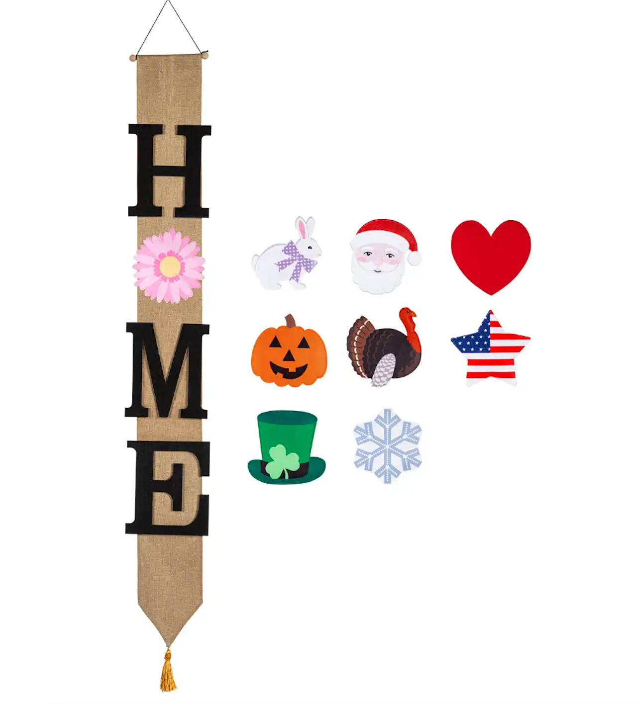 Evergreen HOME Interchangeable Icon Door Banner