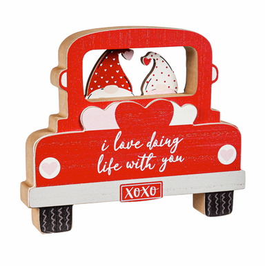 Evergreen “I Love Doing Life With You” Wood Truck