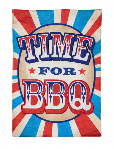 Evergreen Garden Flags - Time for BBQ