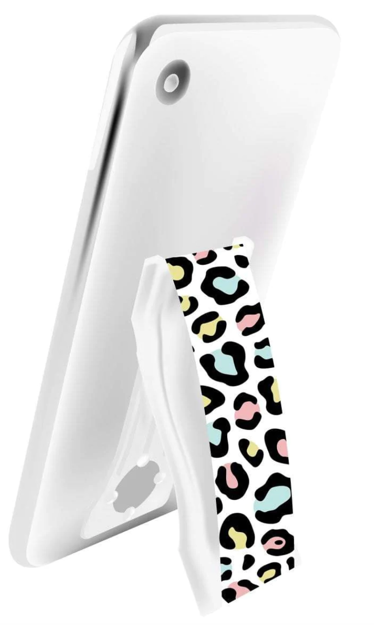 LoveHandle Pro Phone Grip-Pastel leopard