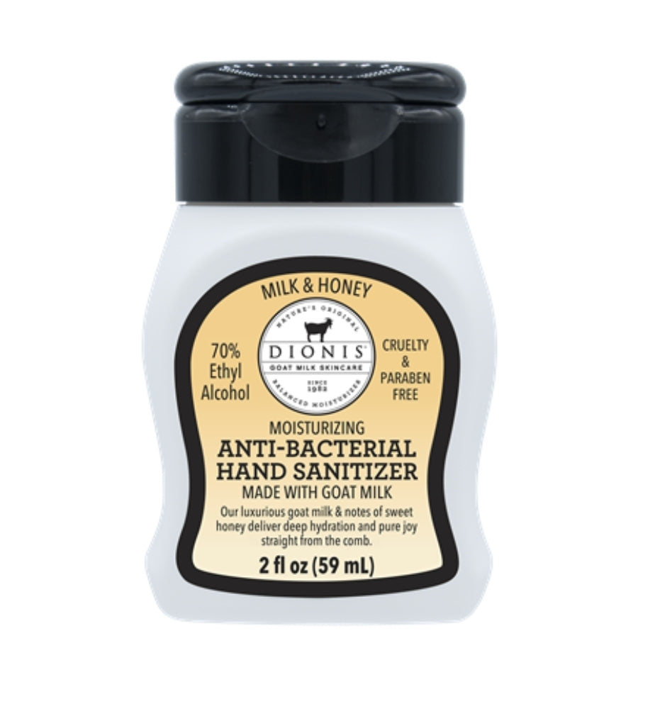 Dionis 2oz Anti-Bacterial Hand Sanitizer - Milk & Honey