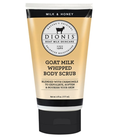 Dionis 6oz Whipped Body Scrub - Milk & Honey