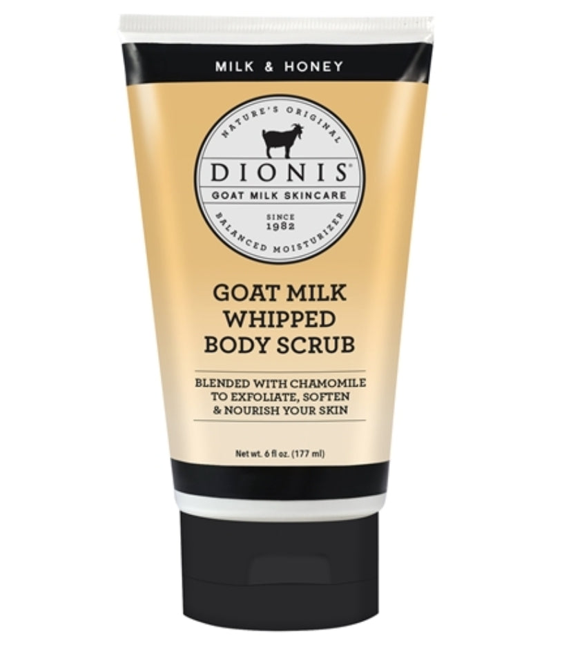 Dionis 6oz Whipped Body Scrub - Milk & Honey