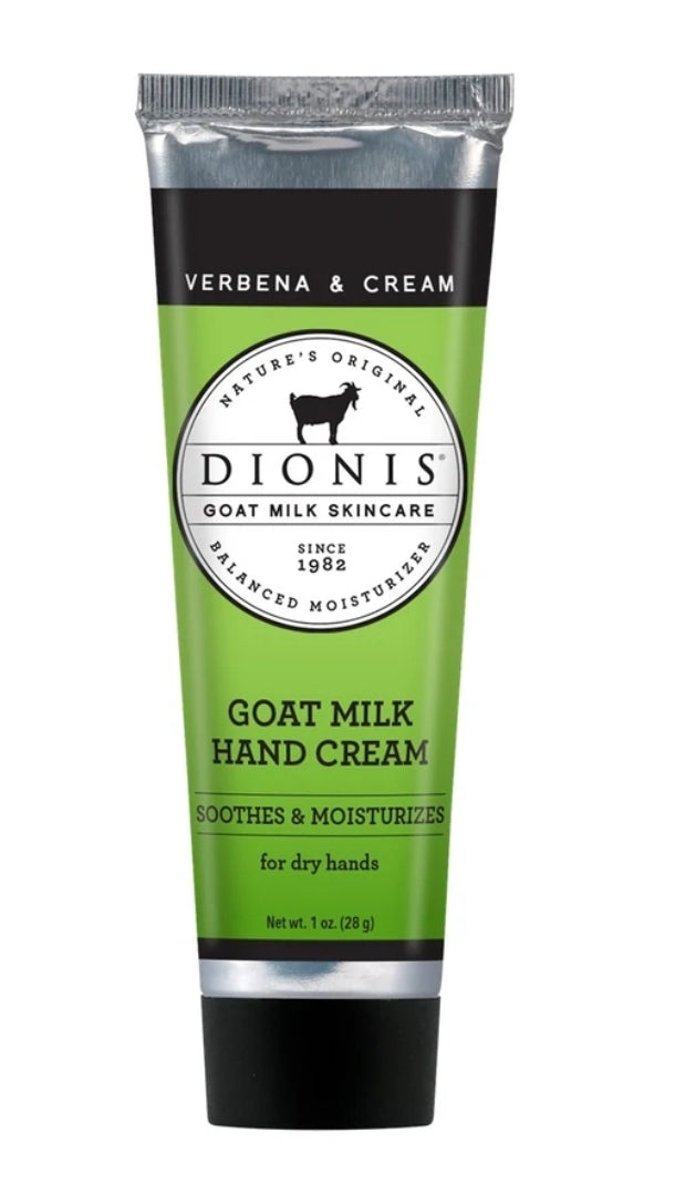 Dionis 1oz Hand Cream - Verbena & Cream