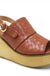 Pierre Dumas Zada Woven Wedge- New Tan