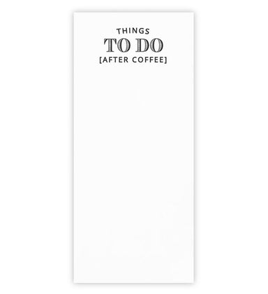 Santa Barbara Designs Things To Do [After Coffee] Notepad Set