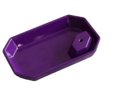Nora Fleming Dainty Melamine Oval Dish - Purple