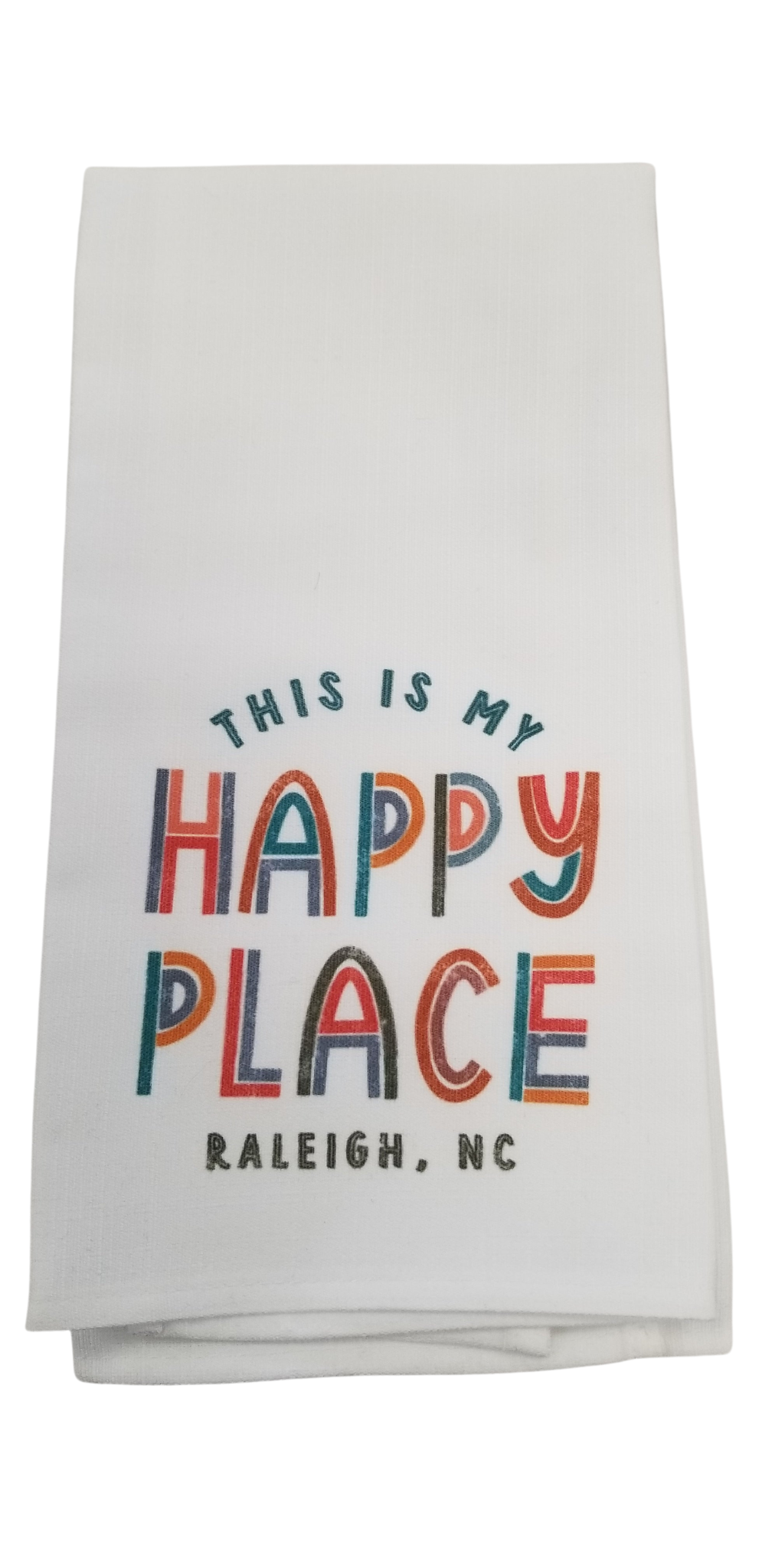 Little Birdie Happy Place Tea Towel - Raleigh