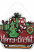 Glory Haus Christmas Sleigh/Thankful Cart Reversible Burlee