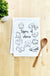 Moonlight Makers Types of Cheese Dish Towel